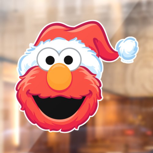 Merry Christmas Elmo Window Cling