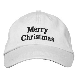 "Merry Christmas" Embroidered Baseball Cap