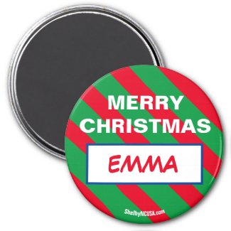 MERRY CHRISTMAS EMMA Magnet