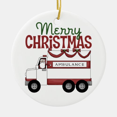 Merry Christmas EMT Ornament