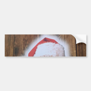 Merry Christmas Eve, Hat of Santa Bumper Sticker