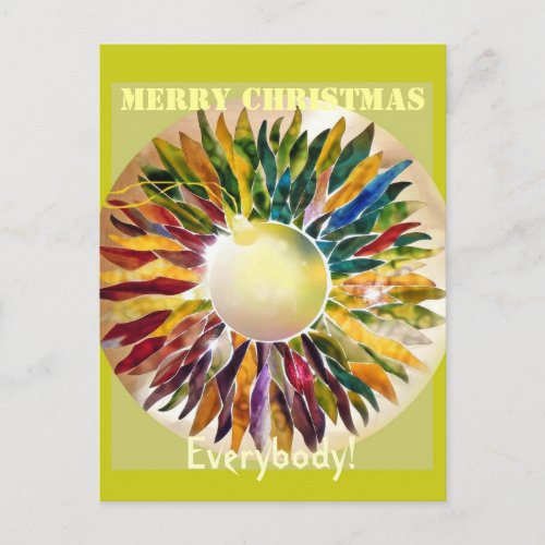 Merry Christmas Everybody Decorative Invitation