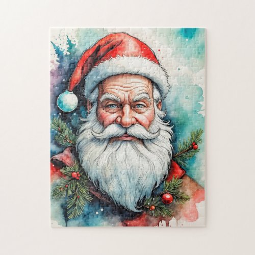 Merry Christmas Everybody From Santa Claus Jigsaw Puzzle