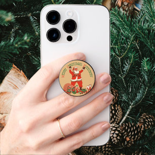 Merry Christmas Everybody! Vintage Santa Claus PopSocket