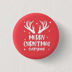 Merry Christmas Everyone Button