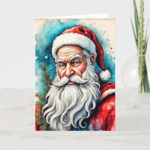 Merry Christmas Everyone From Santa Claus Holiday Card