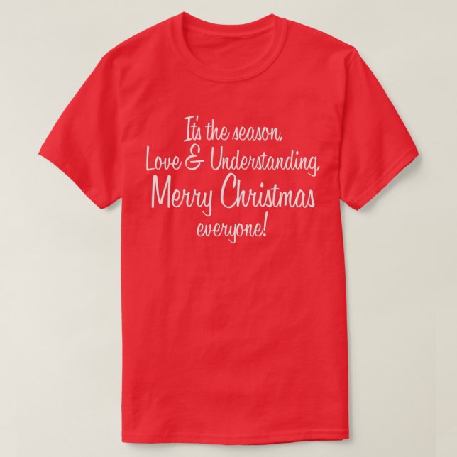 Merry Christmas Everyone Shakinamp39 Stevens lyric T-Shirt (Design Front)