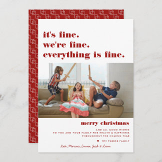 Merry Christmas | Everything is Fine Funny Holiday