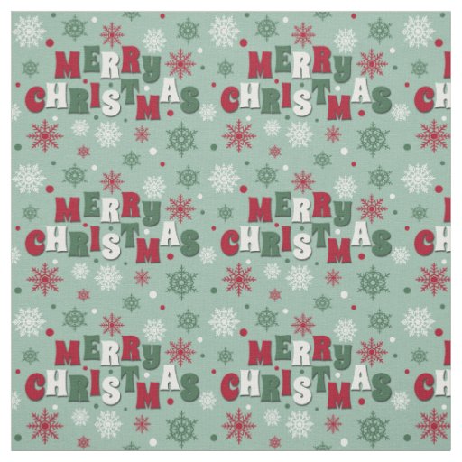 Merry Christmas Fabric