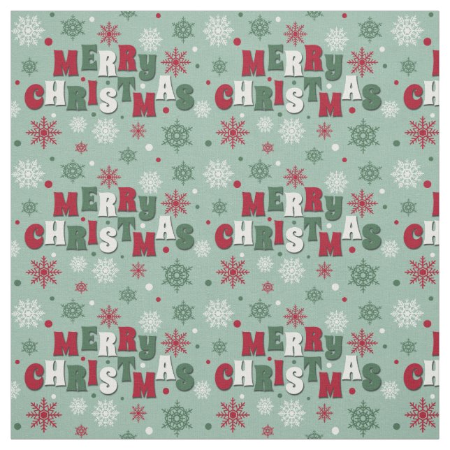Merry Christmas Fabric (Swatch)