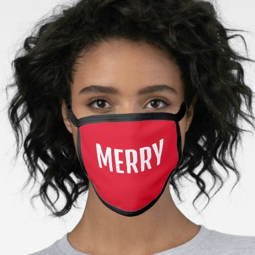 MERRY CHRISTMAS FACE MASK