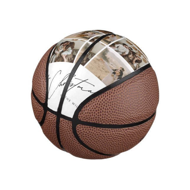 Merry Christmas Family Basketball (Angled)