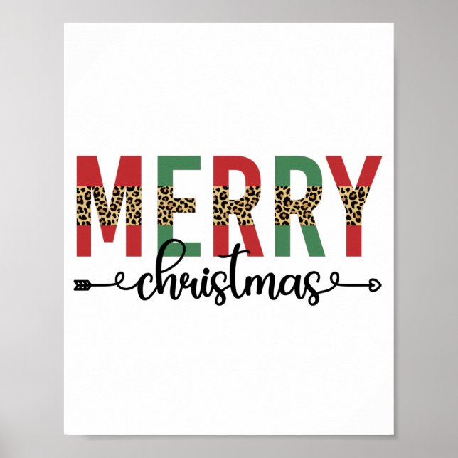 Merry Christmas Family Christmas Celebration Gifts Poster (Front)