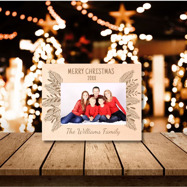 Merry Christmas Family Engraved Frames (Creator Uploaded)