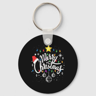 Merry Christmas Family Funny Christmas Men Xmas Wo Keychain