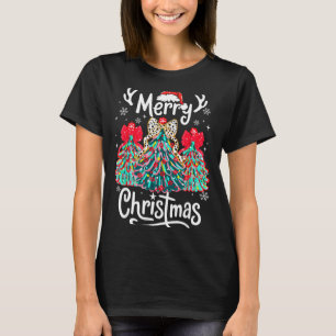 Merry Christmas Family Funny Christmas Tree Women T-Shirt