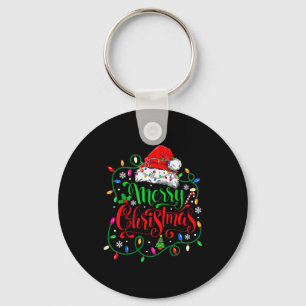 Merry Christmas Family Funny Christmas Women Men X Keychain