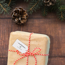 Merry Christmas Family Gift Tag | Personalized Mod