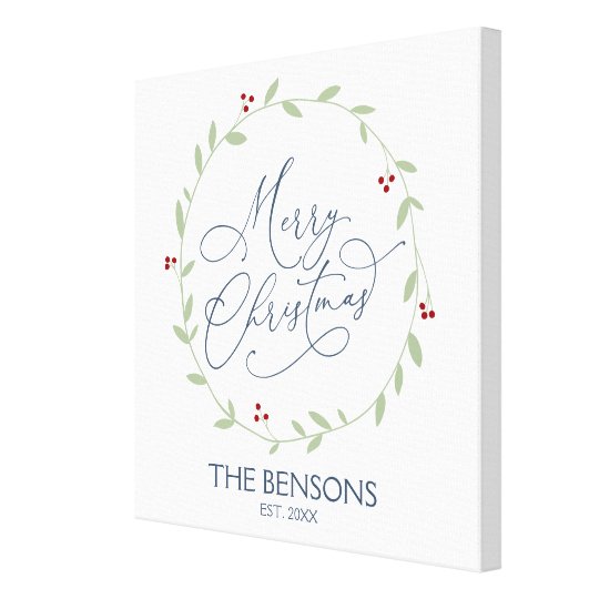 Download Merry Christmas - Family Name / Est. Holiday SVG Canvas ...