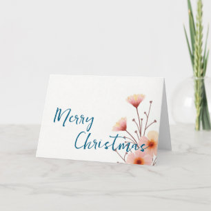 Merry Christmas Family New Year Message Holiday Card