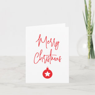 Merry Christmas Family New Year Message Holiday Card