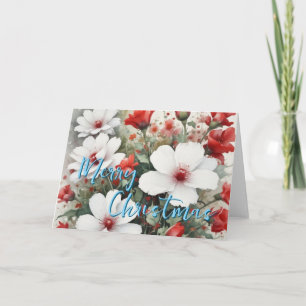 Merry Christmas Family New Year Message Holiday Card