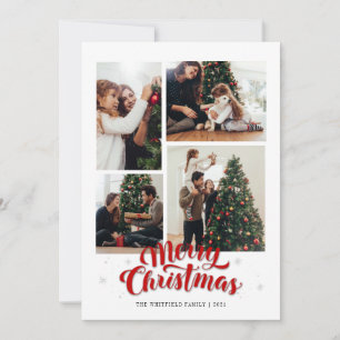 Merry Christmas Family Photo Card