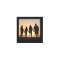 Merry Christmas Family Photo Cube Black White