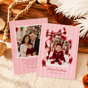Merry Christmas Family Photo Greeting Card