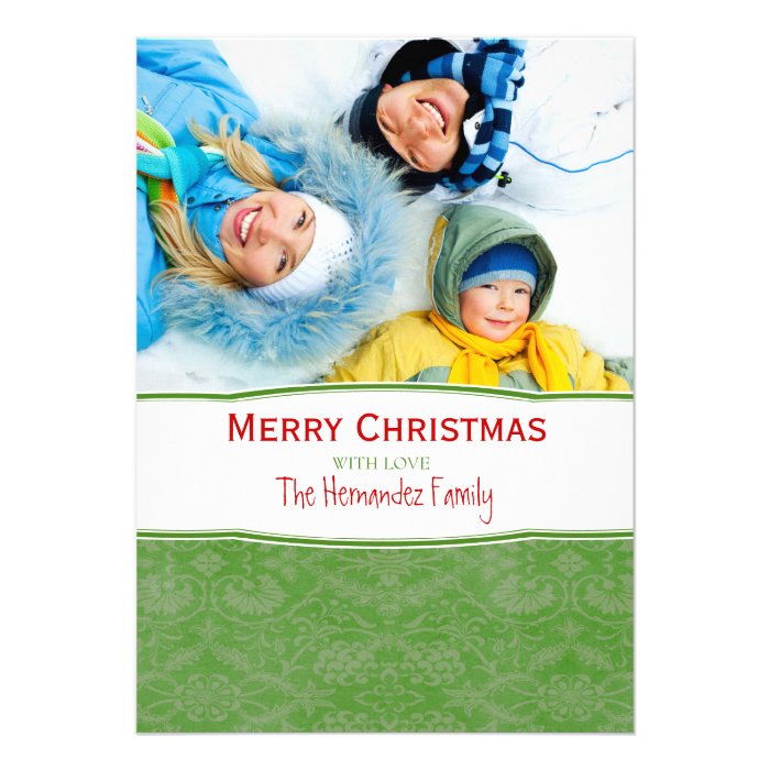 Merry Christmas Family Photo Holiday Card
