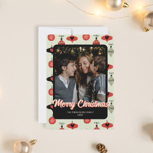 Merry Christmas Family Photo Holiday Card