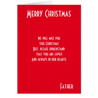 Merry Christmas Father Cards
