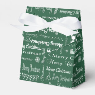 Merry Christmas Favor Boxes