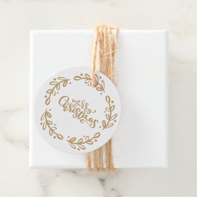 Merry Christmas Favor Tags (In Situ)