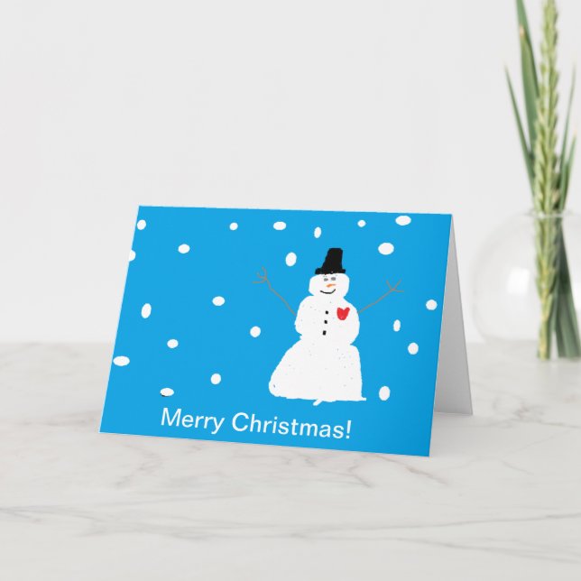 Merry Christmas-Favorite Grand daughter Holiday Card (Front)