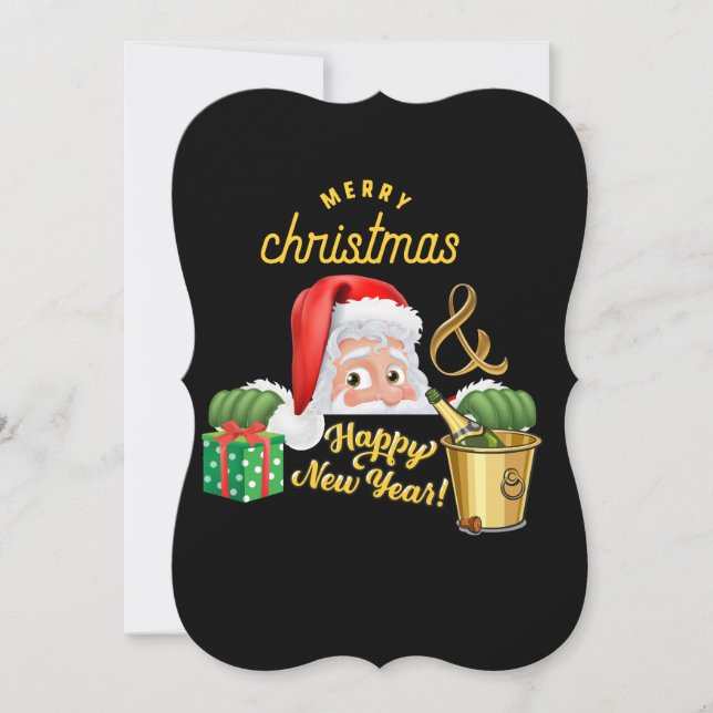 Merry Christmas Festive 2024 Card (Front)