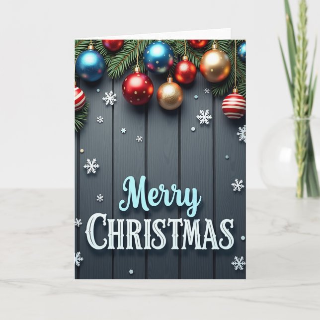 Merry Christmas Festive Card (Front)