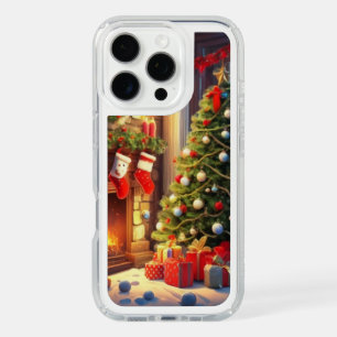 Merry Christmas Festive Holiday Celebration iPhone 16 Pro Case