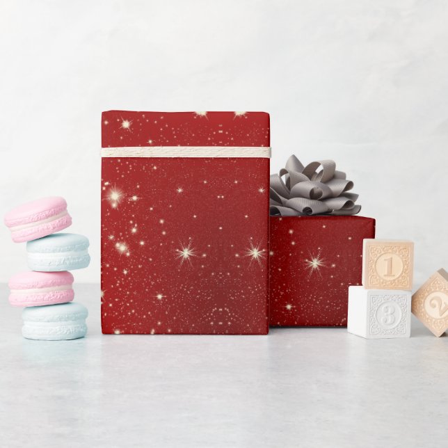 Merry Christmas Festive Holiday Gift Design Wrapping Paper (Baby Shower)