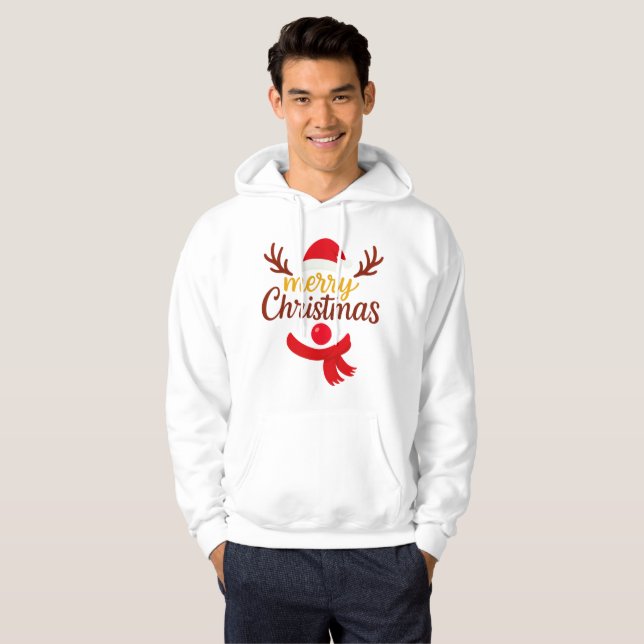 Merry Christmas Festive Hoodie (Front Full)