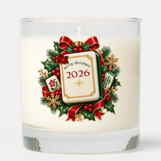 Merry Christmas Festive Mahjong Scented Candle