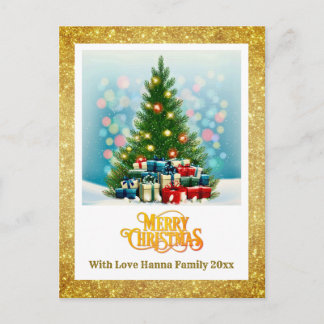 Merry Christmas | Festive Tree & Gifts Holiday