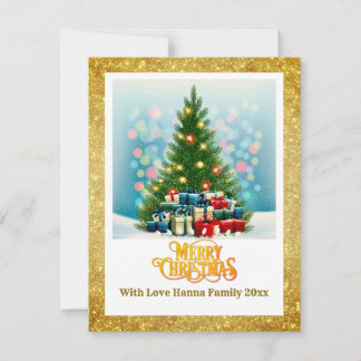 Merry Christmas | Festive Tree & Gifts Holiday