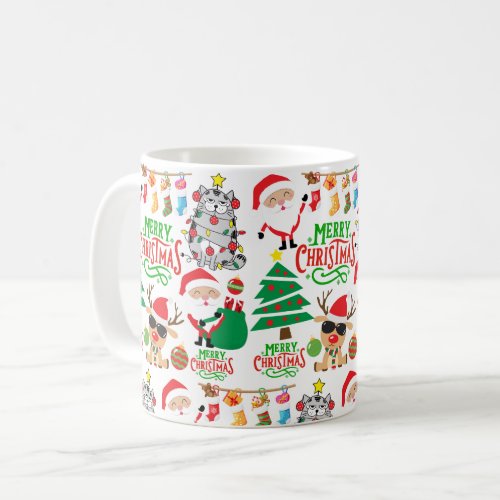 Merry Christmas Festivity Coffee Mug