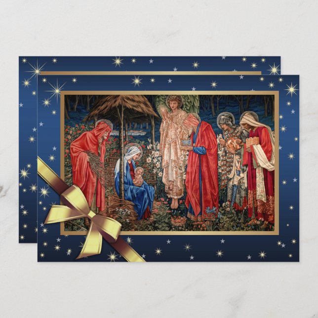 Merry Christmas. Fine Art Christmas Cards (Front/Back)