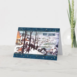 Merry Christmas. Fine Art Christmas Holiday Card