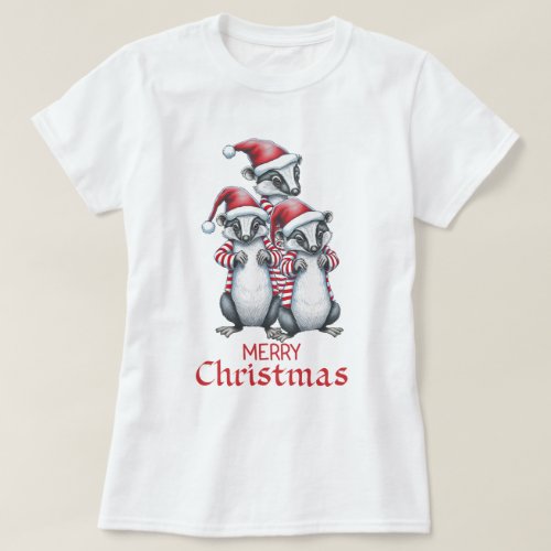 Merry Christmas Fitchew Squad T_Shirt