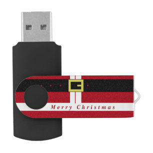Merry Christmas Flash Drive Gifts - Santa Claus