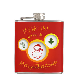 Merry Christmas Flask