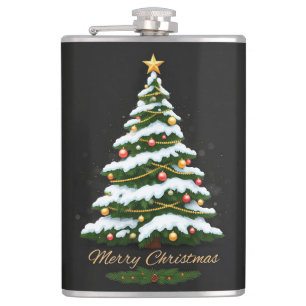 Merry Christmas Flask
